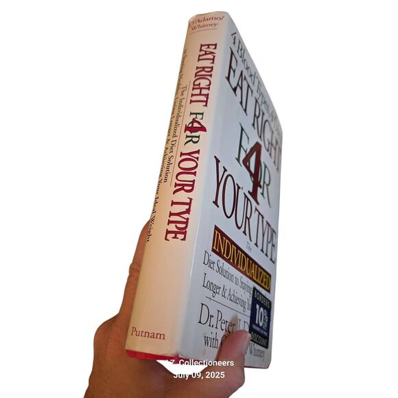 Eat right for your type by Dr. Peter J. D'Adamo - Putnam books - isbn 039914255x - Picture 5 of 7